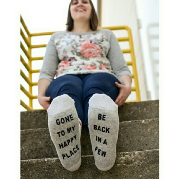 Happy Place Socks - Picture 2 of 3